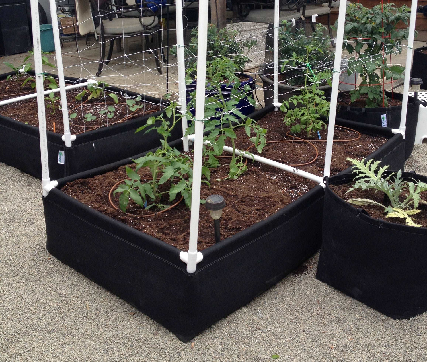 GeoPlanter Fabric Raised Beds geopot