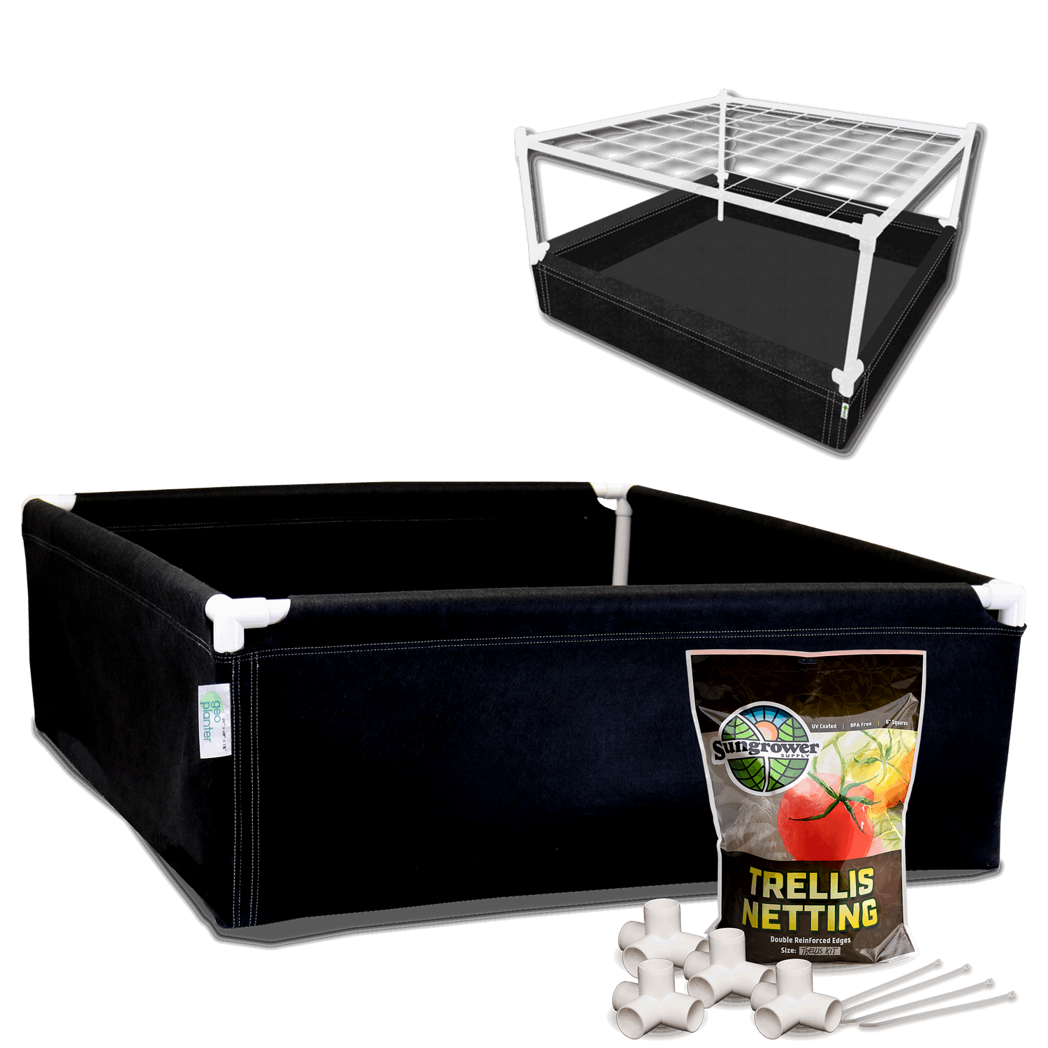 GeoPlanter Fabric Raised Beds geopot