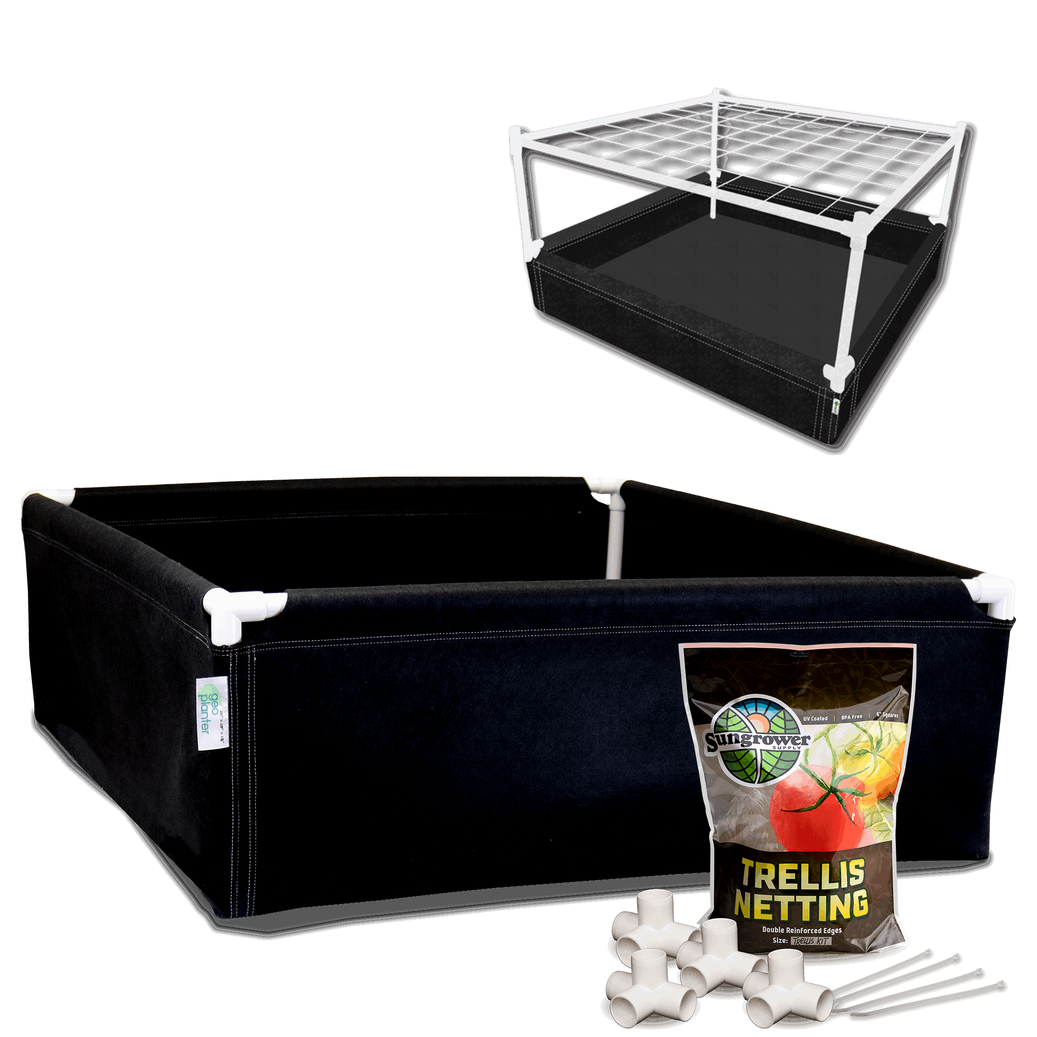 GeoPlanter Fabric Raised Beds geopot