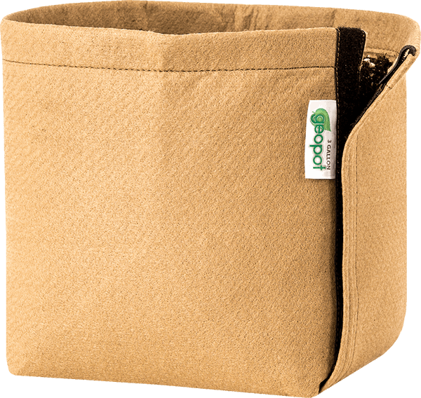 GeoPot Fabric Pot with Velcro - Tan geopot
