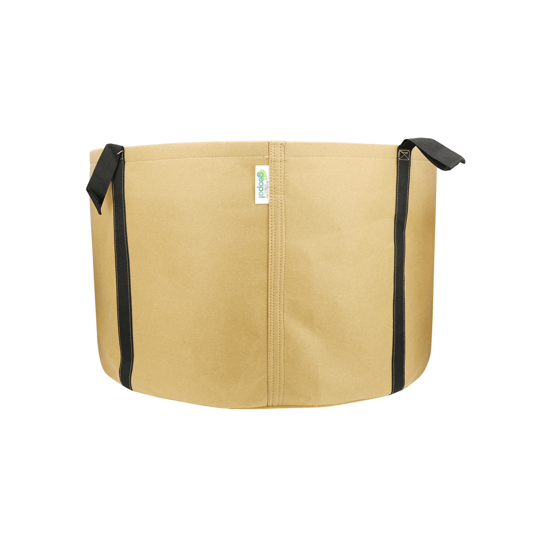 GeoPot Fabric Pot with Handles - Tan geopot