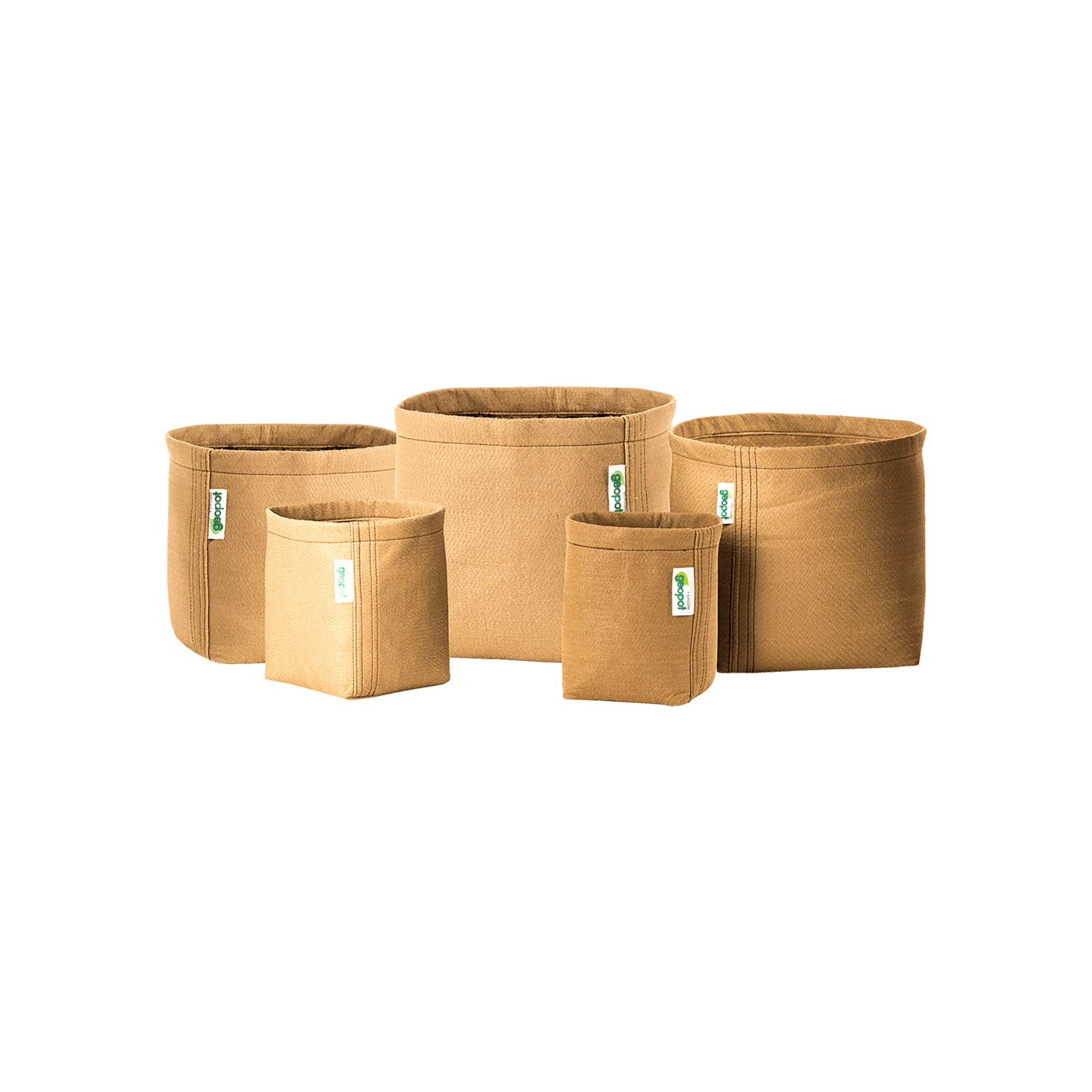 GeoPot Fabric Pot - Tan geopot