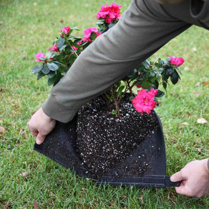 GeoPot Fabric Pot with Velcro - Black geopot