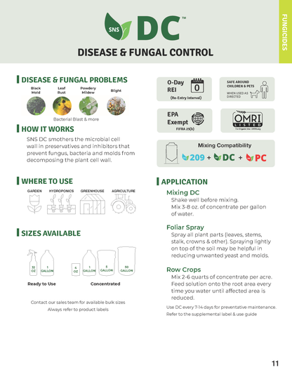 SNS DC Plant Disease Control Spray