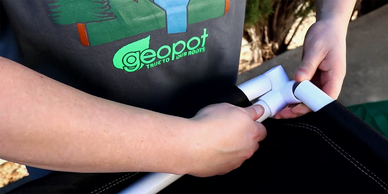 Load video: How to Assemble Our Geoplanter Fabric Raised Beds